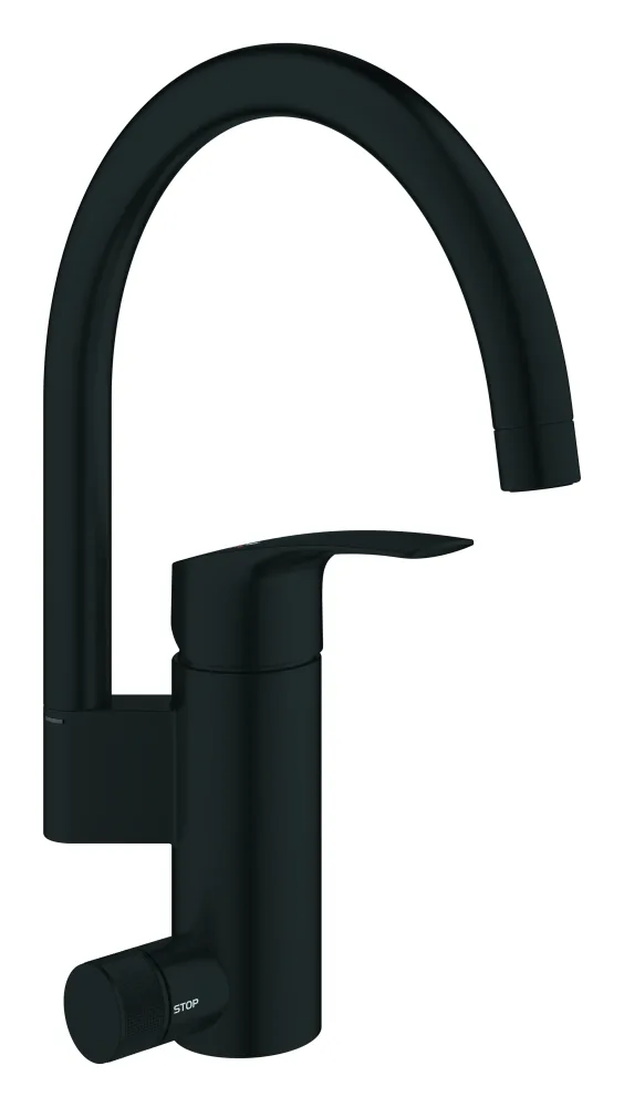Grohe Eurosmart 317862431 Köksblandare mattsvart, C-pip