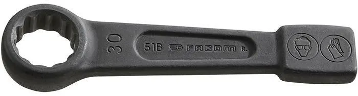 Facom 51B.34 Slagringnyckel brunerad polygon 34mm
