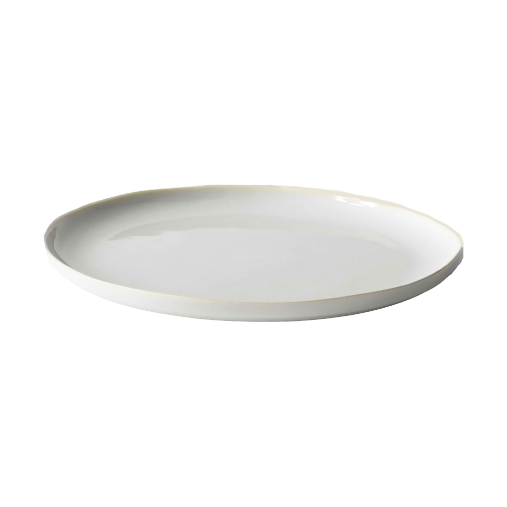 Vince tallrik 27 cm, Vit