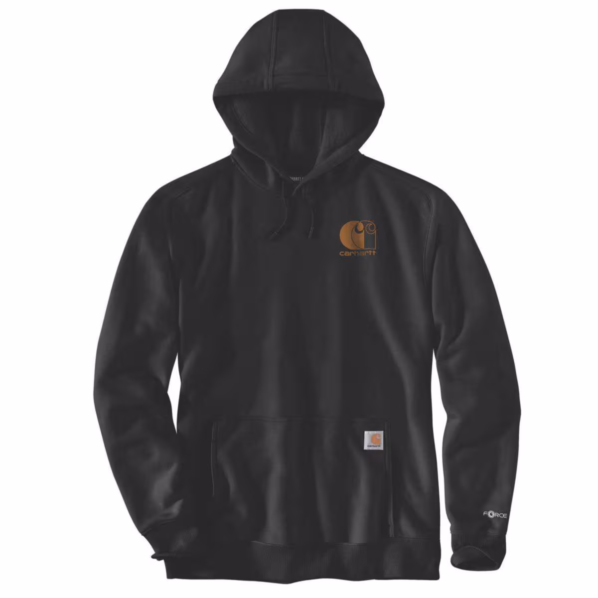 Kjøp Carhartt Hettegenser med brysttrykk, svart