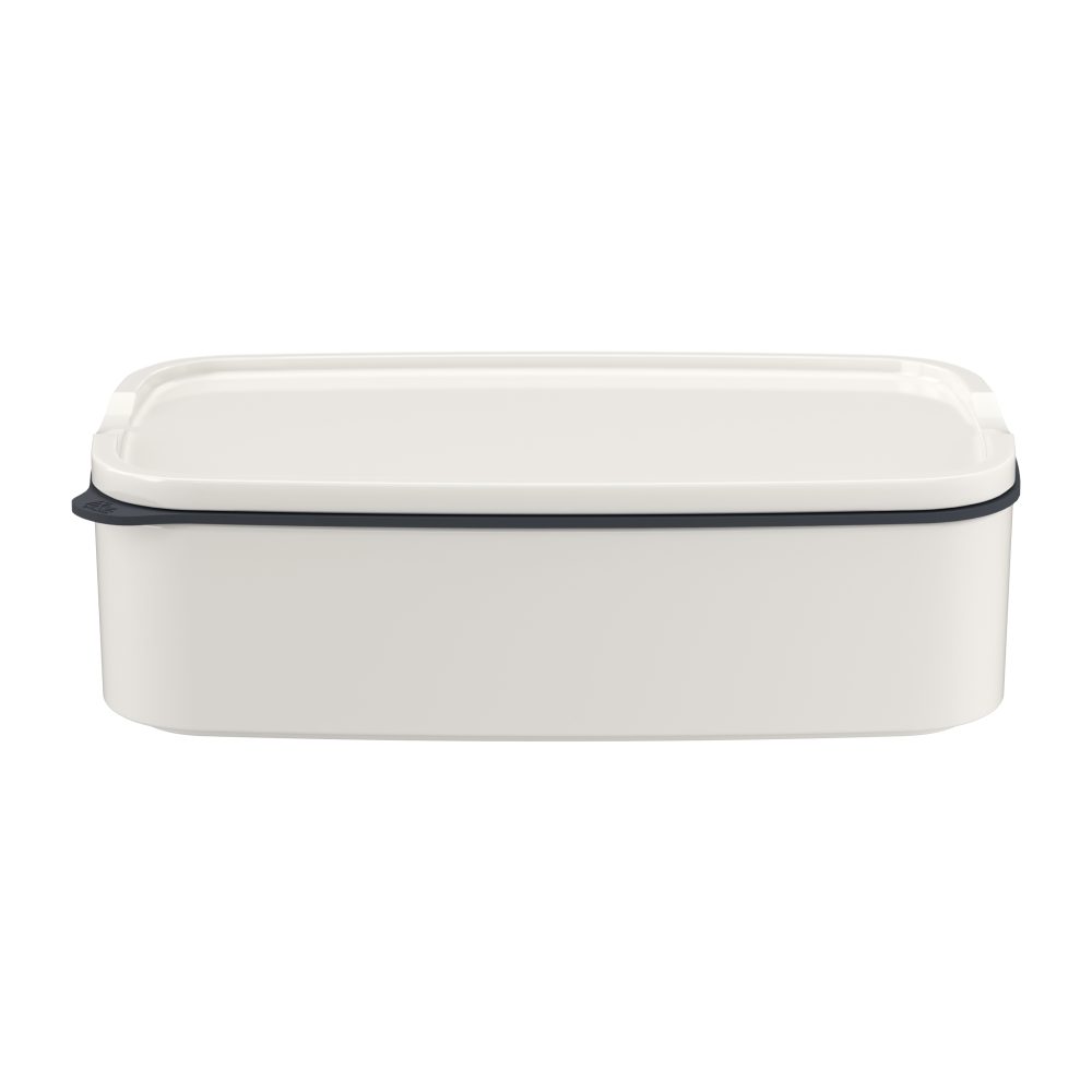 To Go & To Stay matlåda porslin M 13x20 cm, Vit