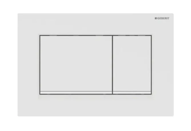 Geberit Sigma 30 Spolplatta vit, plast