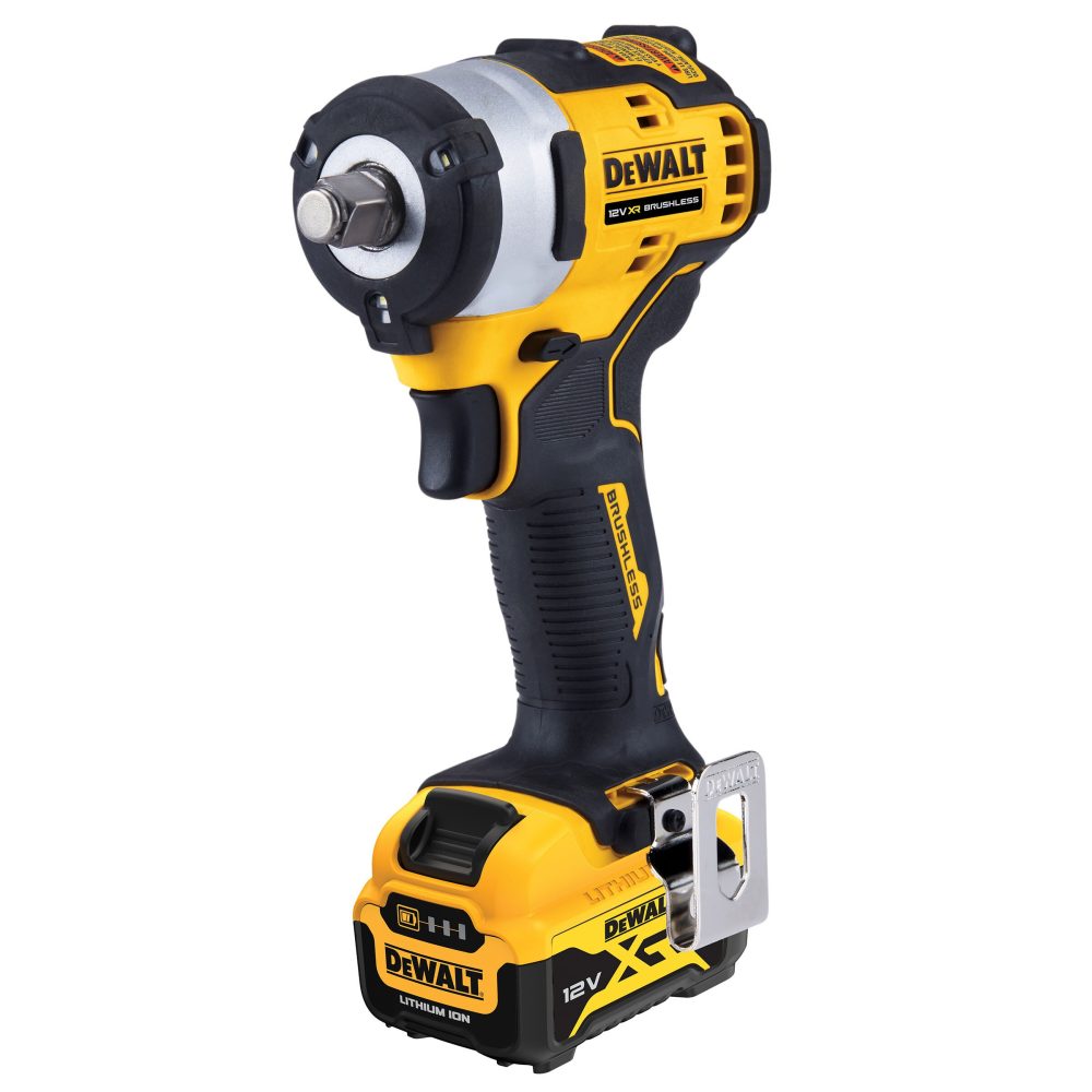 Kjøp Dewalt Muttertrekker DCF901P1 12V, 1/2", 1 stk 5,0Ah-batteri.