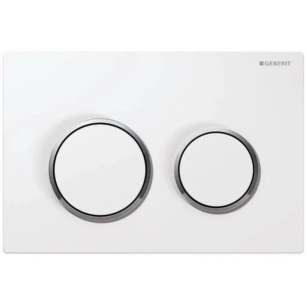 Geberit Omega 20 Spolplatta dubbelspolning Matt krom - Bild 2