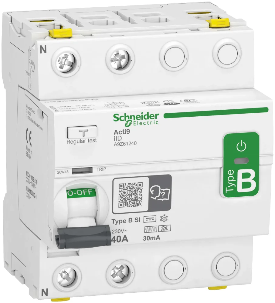 Schneider Electric Acti9 iID Jordfelsbrytare B-SI, 2-polig 25A, 30mA - Bild 2