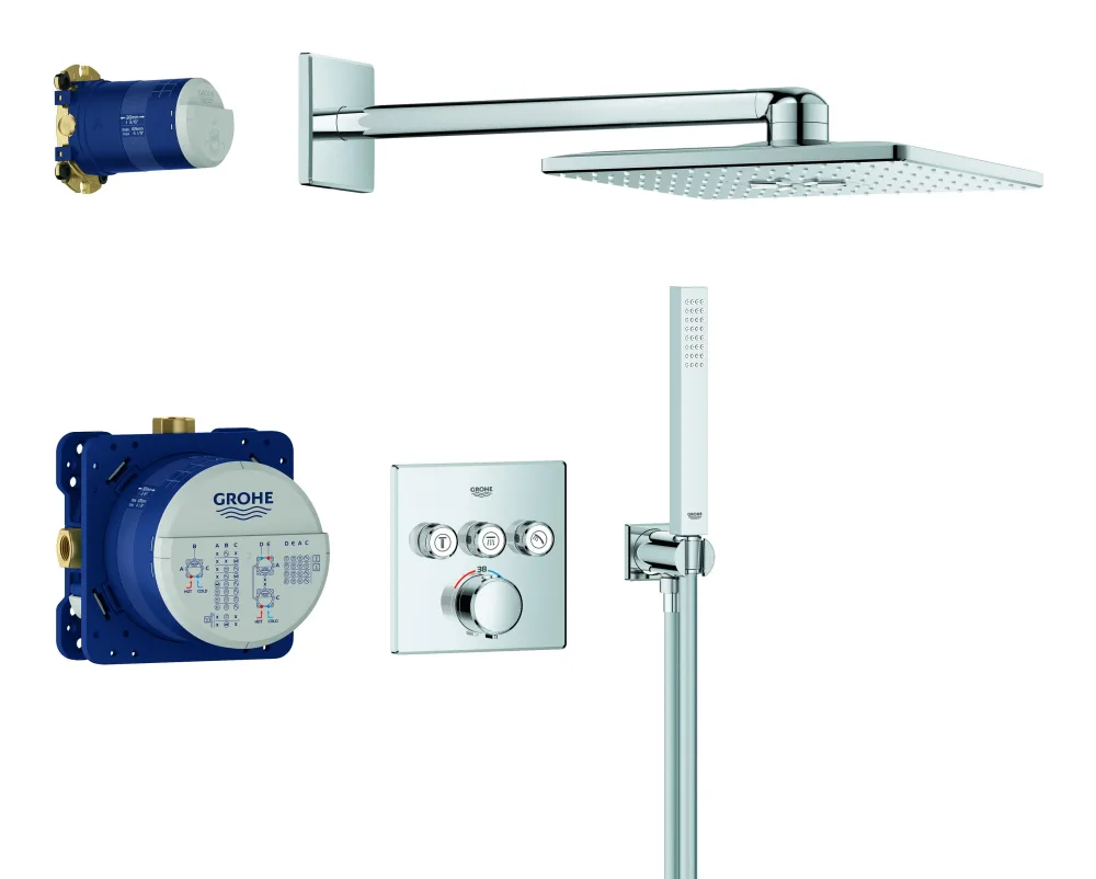 Grohe Precision SmartControl 34875000 Takduschset krom