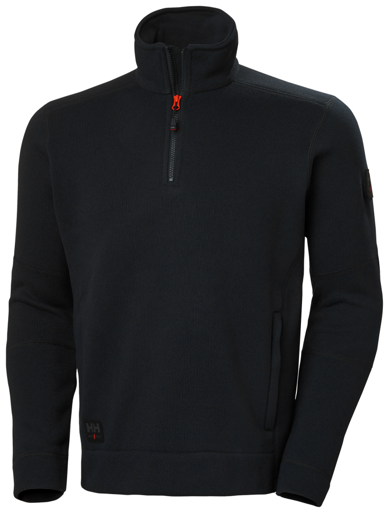 FLEECE HELLY HANSEN KENSINGTON STICKAD, SVART XL