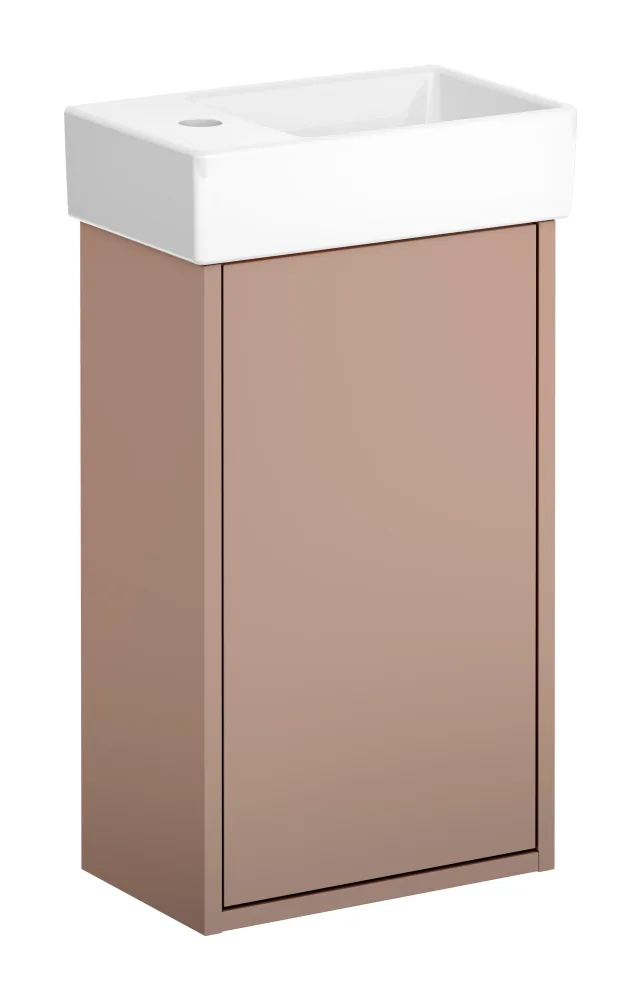 Gustavsberg Artic Small GB71ACVC34TM33R Kommodpaket vit/svart, 36 cm, höger Vit/svart - Bild 2