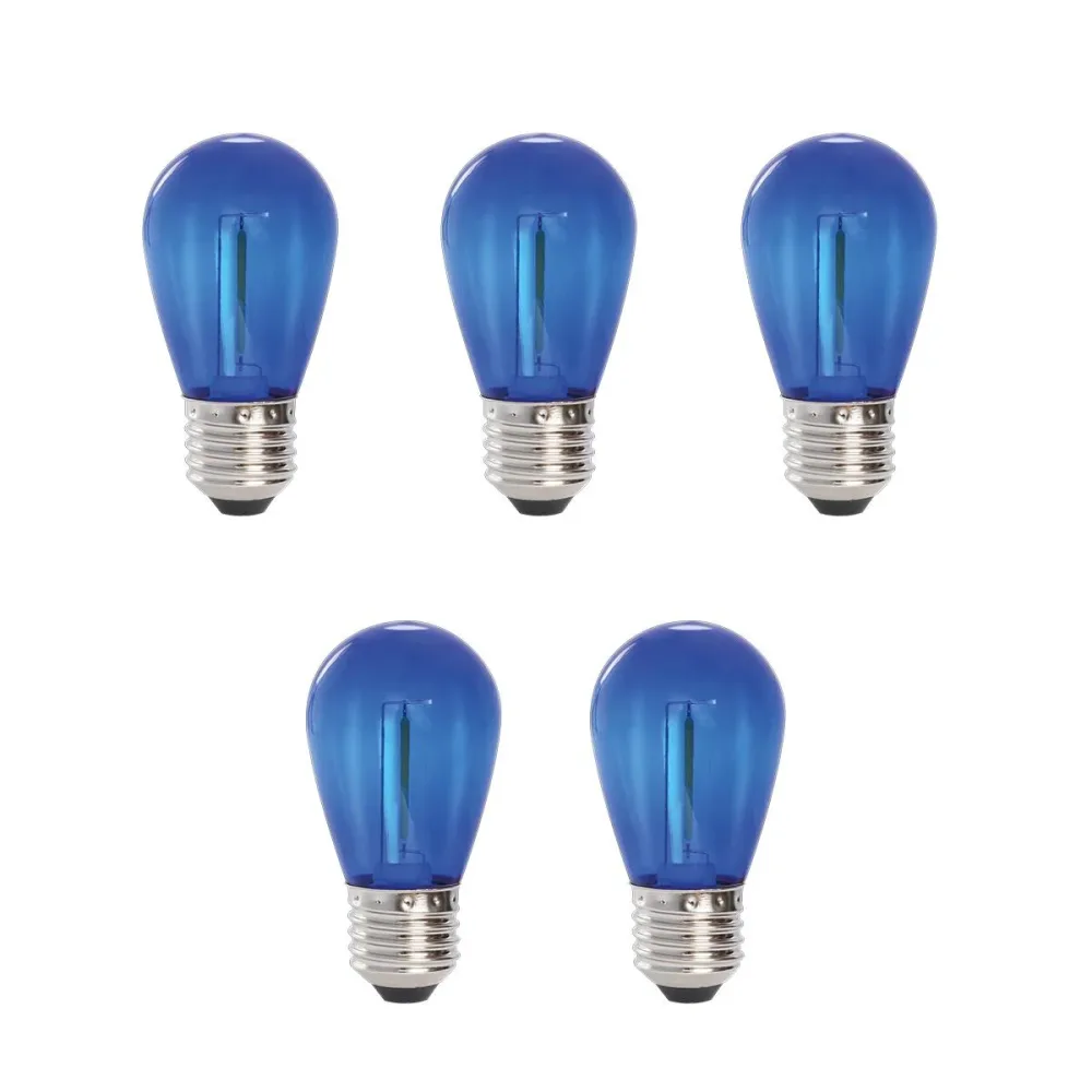 LightsOn Deco 5122 LED-lampa E27, 30 lm, 0,3 W, 5-pack Blå - Bild 2