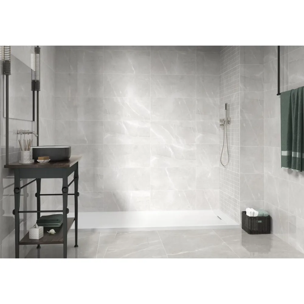 Klinker Granitkeramik Slabs Gris Polished Grå, 60x60cm | Stuvbutiken - Bild 3