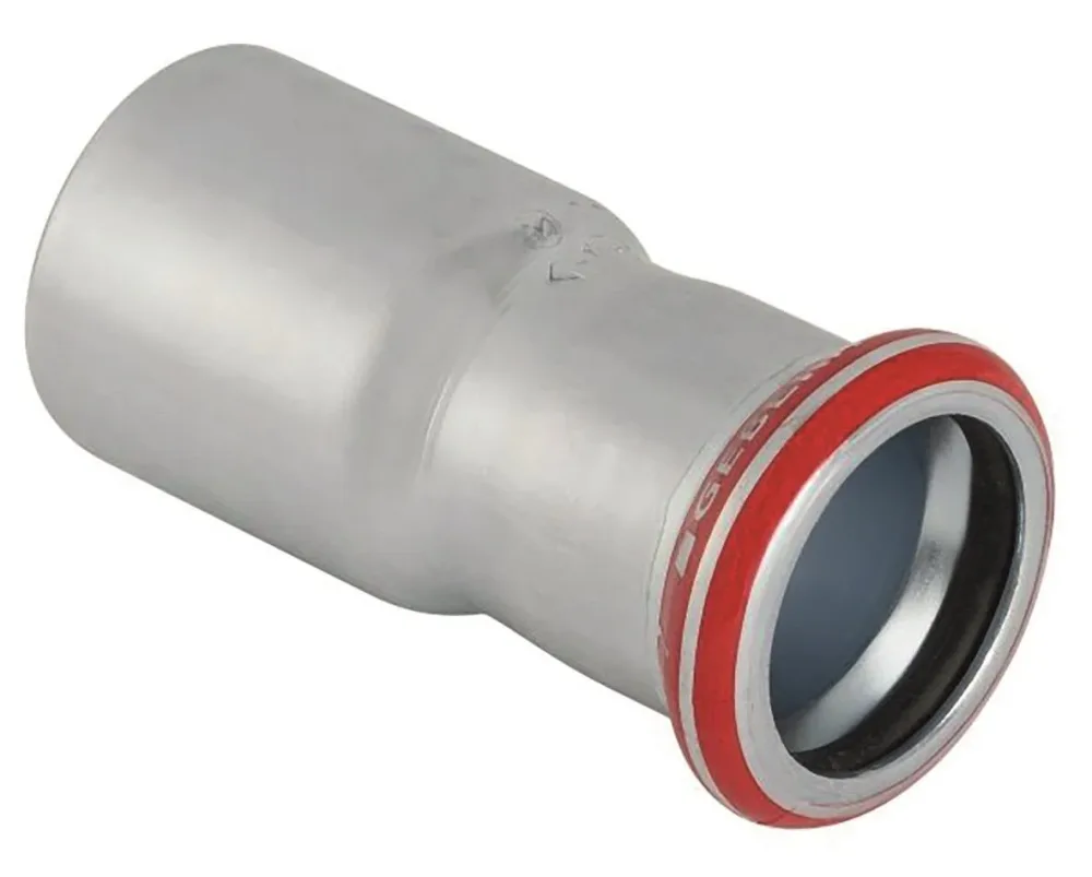 Geberit 1550990 Reducering med slätända, elförzinkad 12 x 18 mm - Bild 2