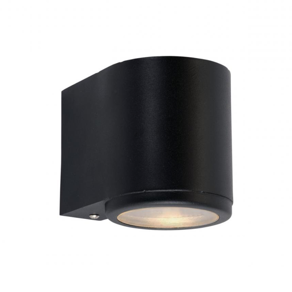 Väggarmatur Mandal Ned, LED, Svart 3,9W, IP44, Norlys 1373B