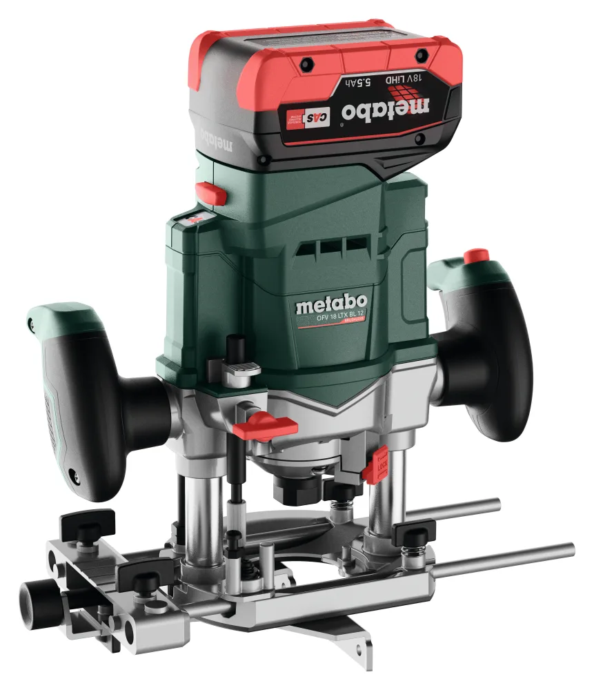 Metabo OVF18LTXBL Handöverfräs med batteri, utan laddare