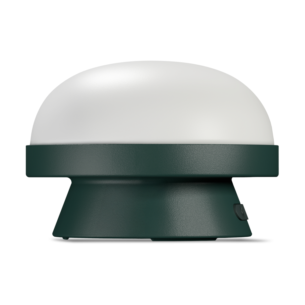 Soft Spot dots solcellslampa Ø21 cm, Forest green