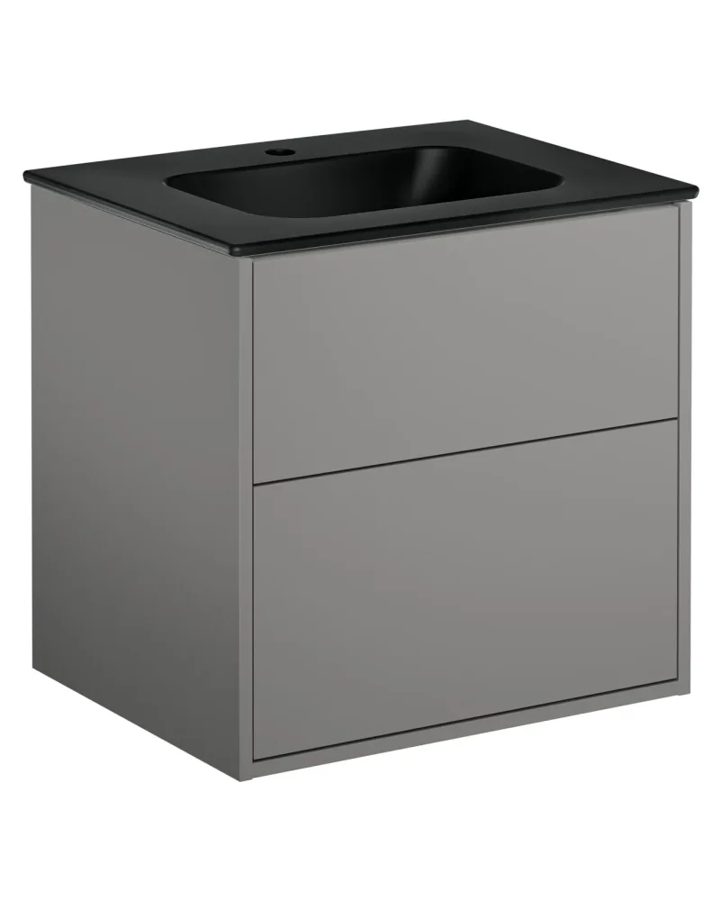 Gustavsberg Artic GB71ACVU80TM38 Kommodpaket vit/mattsvart, 80 cm Vit/mattsvart - Bild 2