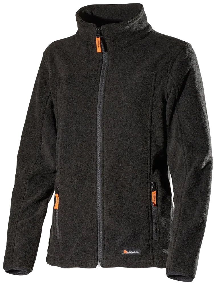 L.Brador 687P-W Fleecejacka svart, dam S