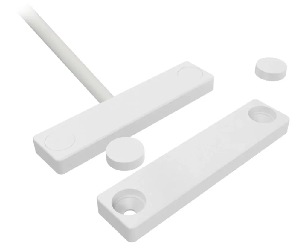 Alarmtech MC 740E-10 Magnetkontakt utanpåliggande, vit 10 m kabel - Bild 2