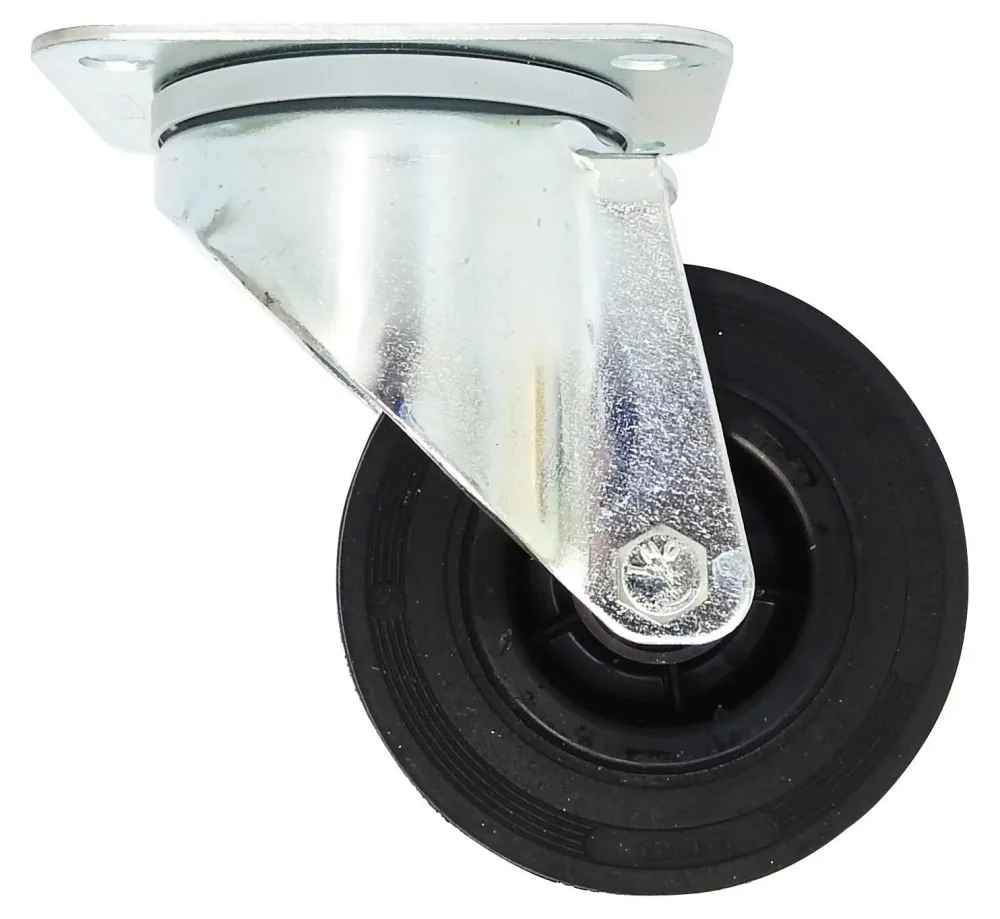 Tente 9688FTP200P63 Industrihjul 200 mm, polyuret, platta 137x105 mm
