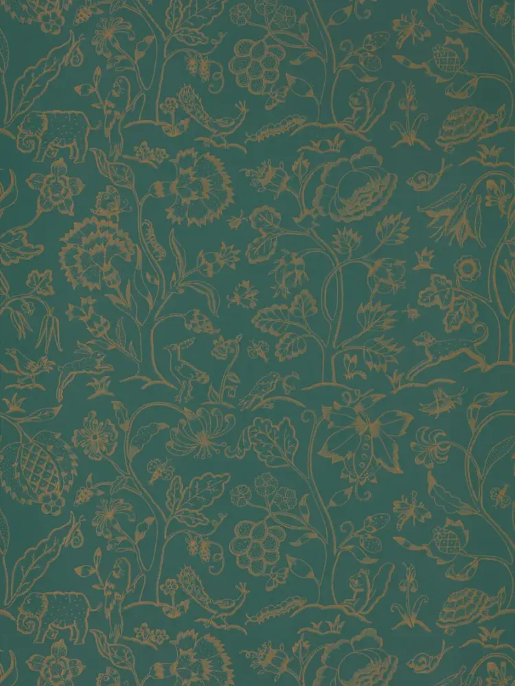 Morris & Co - Middlemore Moss Gold Melsetter Wallpapers