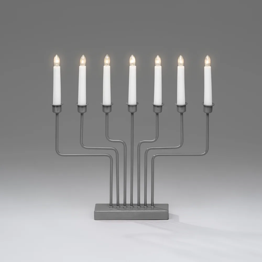 Konstsmide 3528-215TR Adventsljusstake 7 ljus Vit - Bild 2