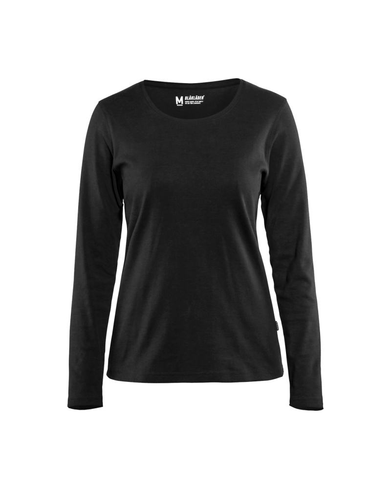 T-SHIRT 3301 DAM LÅNGÄR SVA XS LÅNGÄRM SVART