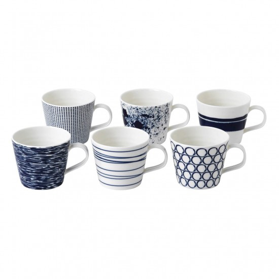 Pacific mugg blå 6 delar, liten