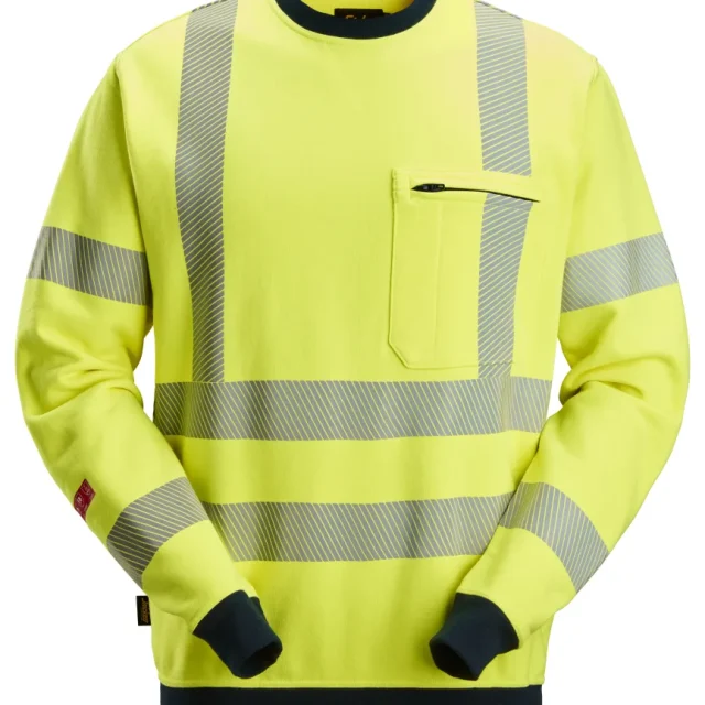 Snickers Workwear 2863-6695 Tröja varsel, gul/marinblå L