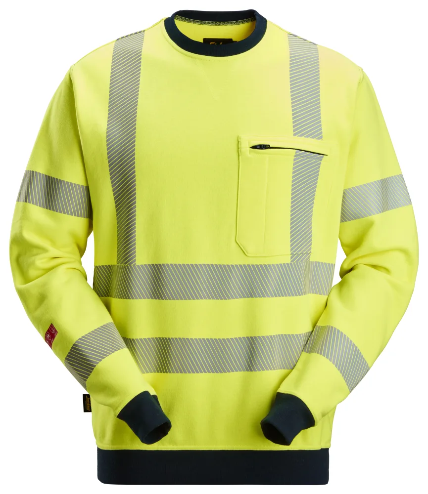 Snickers Workwear 2863-6695 Tröja varsel, gul/marinblå L