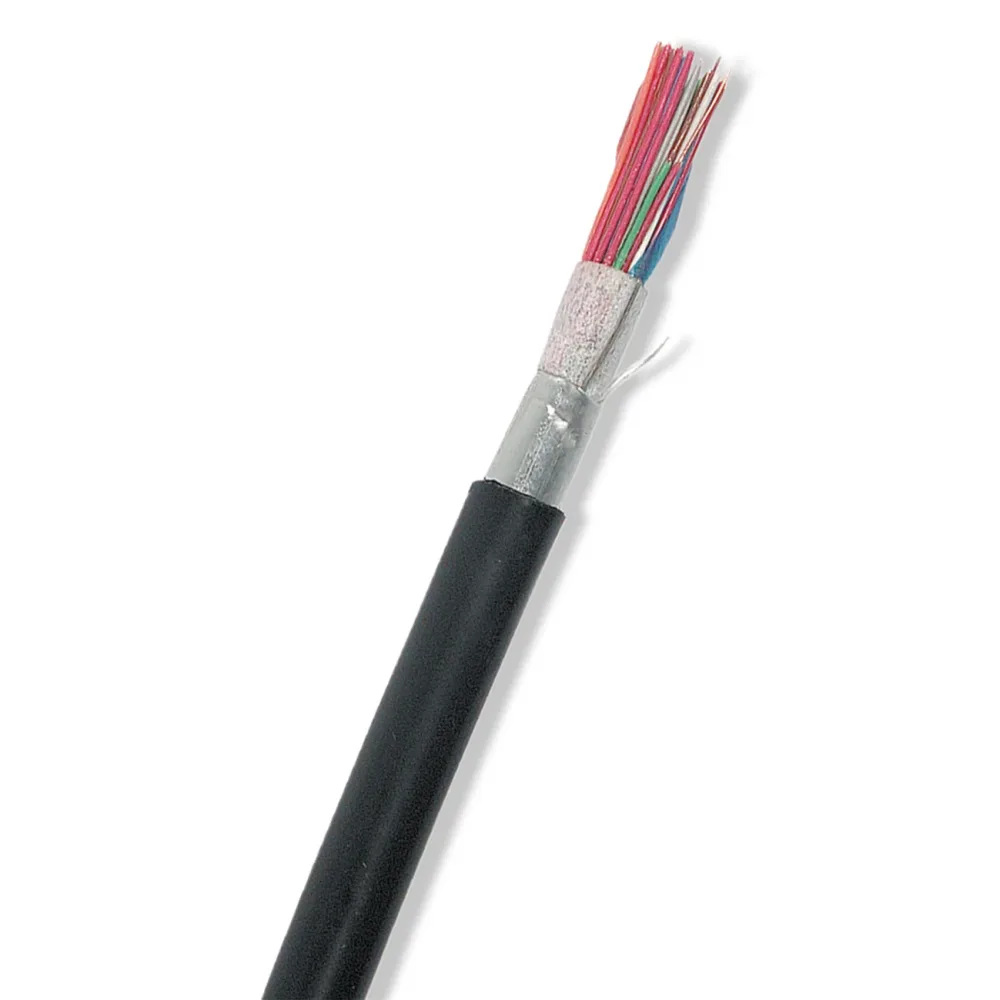 Nexans EUALEV Telekabel 300 x 2 x 0.5 mm, svart 500 m, trumma