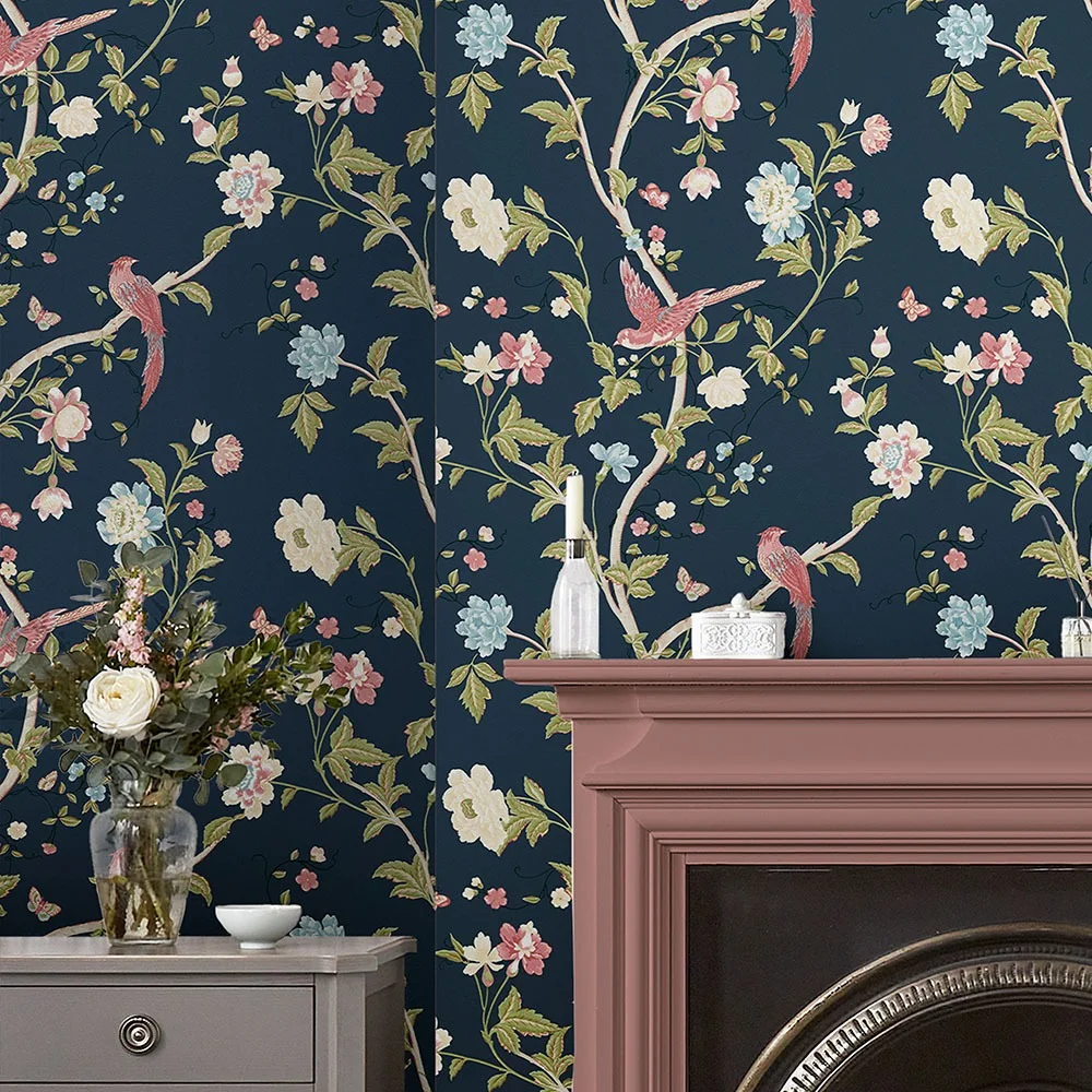 Graham & Brown Laura Ashley vol. 3 120134 Tapet Summer Palace Blå