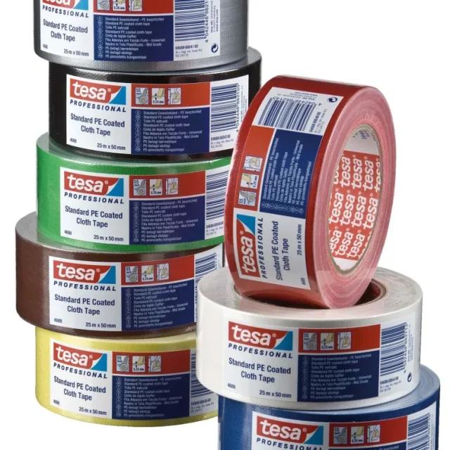 Tesa 4688 Vävtejp 25 m x 50 mm vit