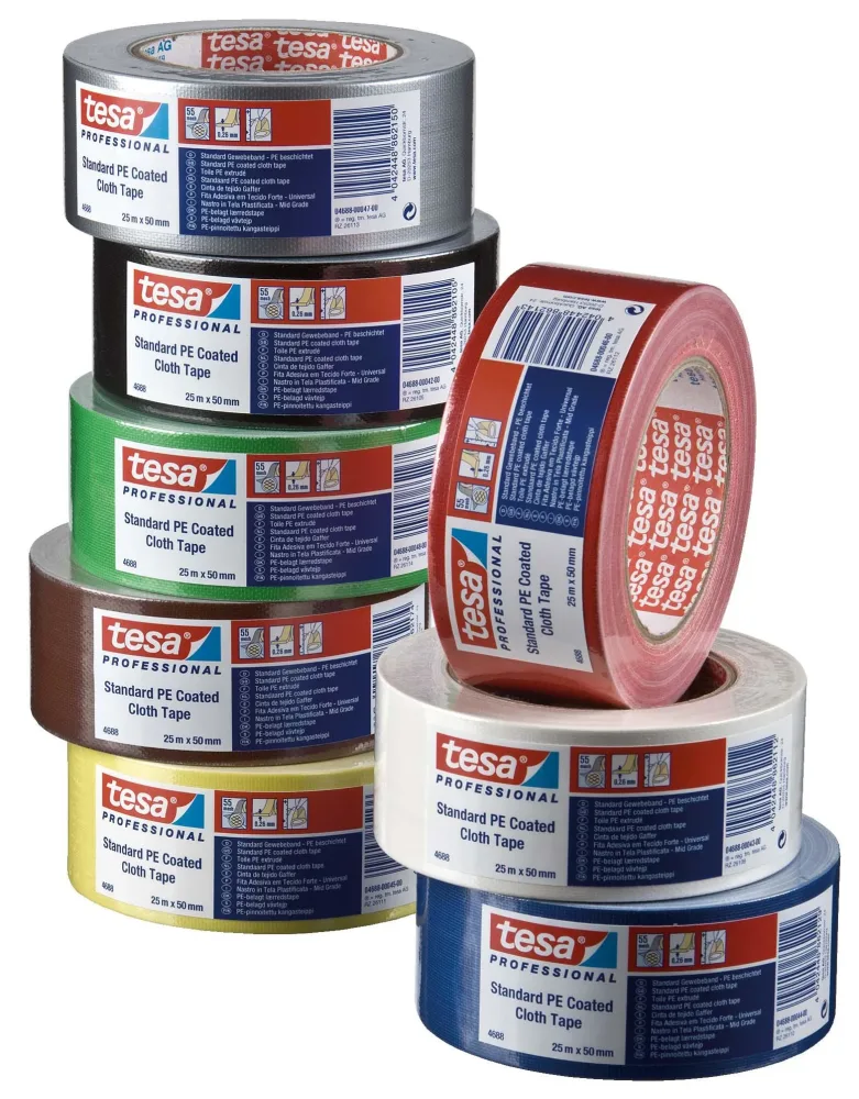 Tesa 4688 Vävtejp 25 m x 50 mm vit