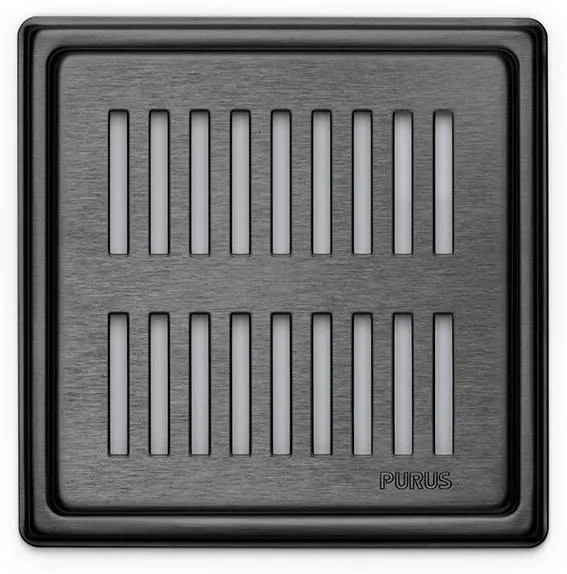 Purus Rib Klinkerram 154x154x6 mm Mässing - Bild 2