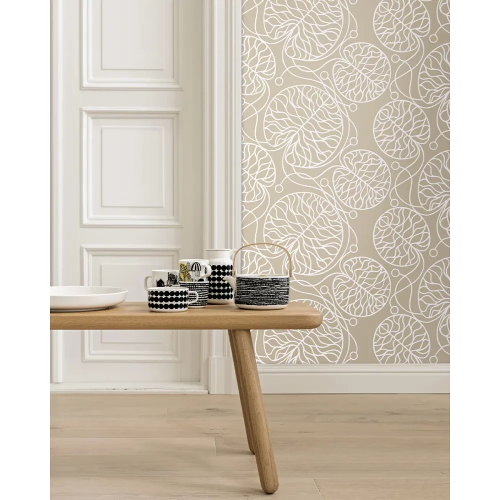 Marimekko 7 Bottna 25920 Beige Tapet - Midbec | Stuvbutiken - Bild 3