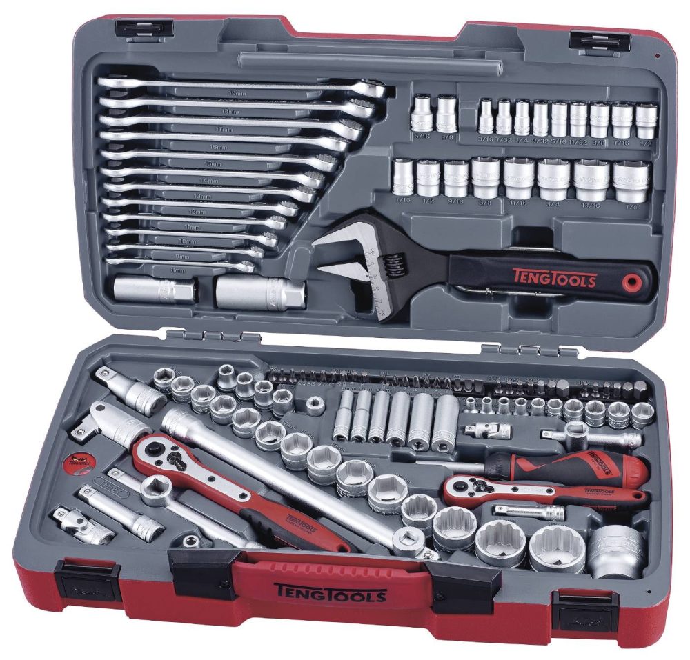 Teng Tools Verktygssats TM127 1/4, 3/8 & 1/2 127 delar