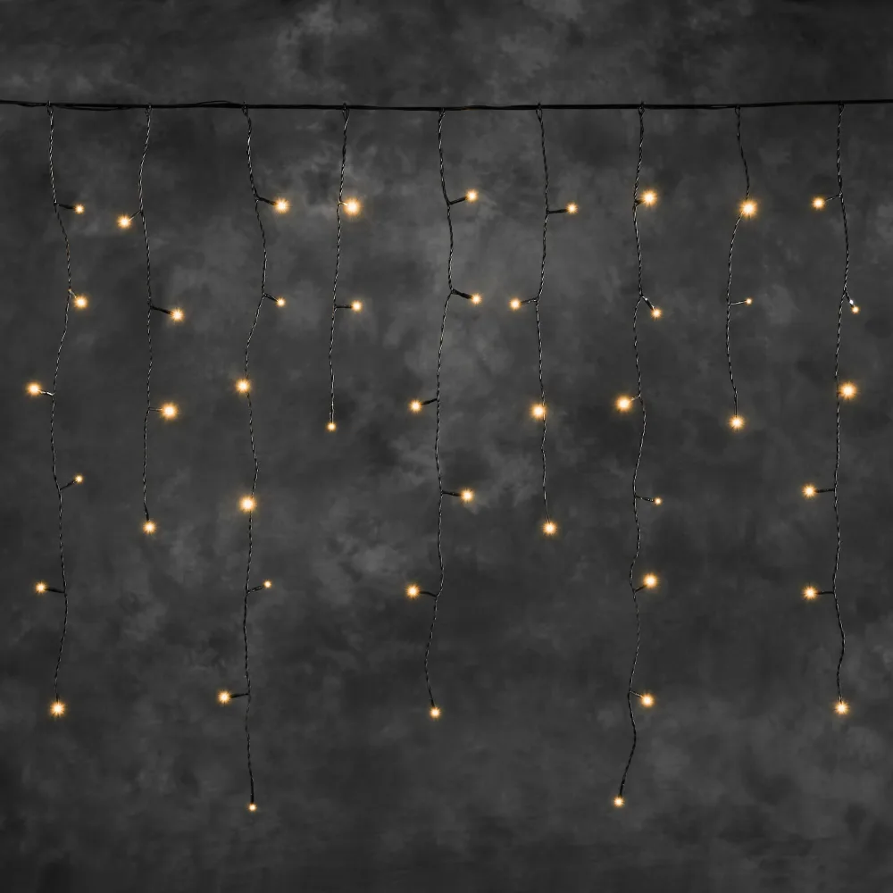 Konstsmide 4811-803 Ljusslinga 31V, 100 LED, amber Transparent kabel