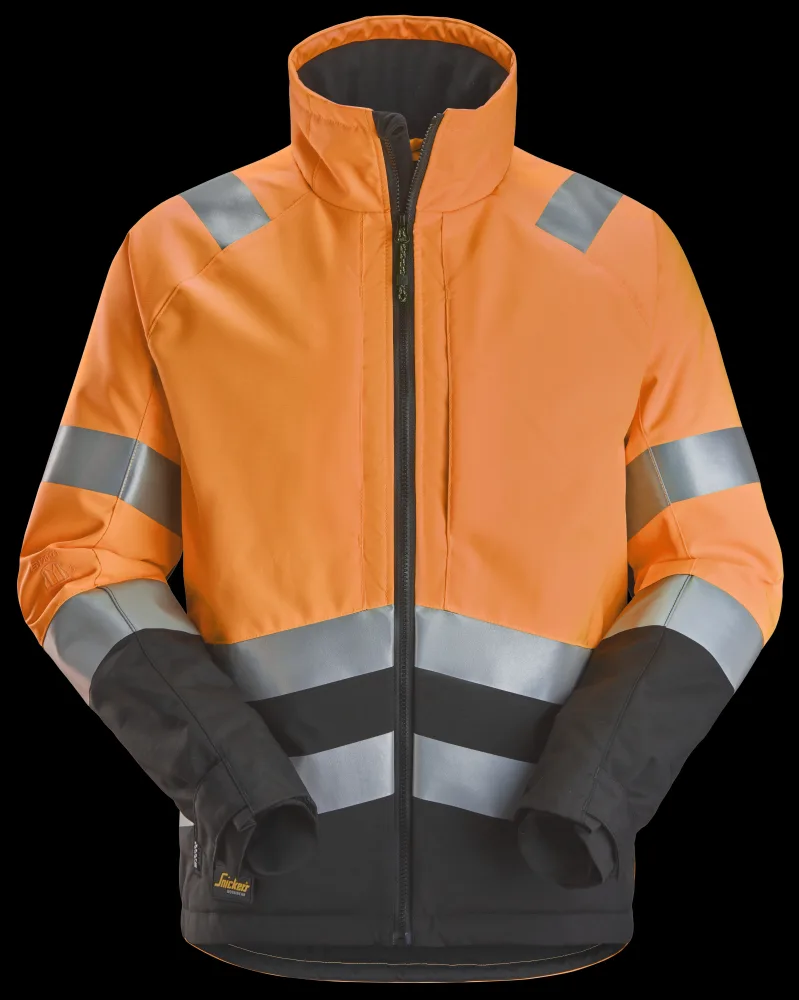 Snickers Workwear 1153-5504 Vinterjacka varsel, orange/svart XS