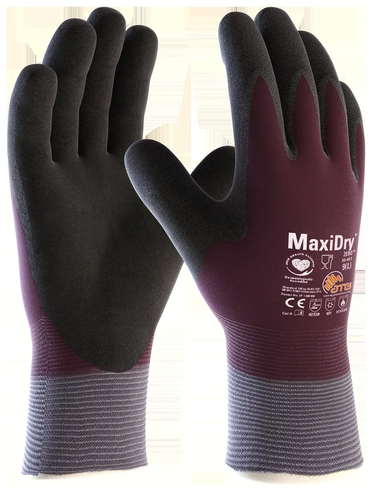 ATG MaxiDry ZERO Vinterhandske Nitril, Heldoppad 7