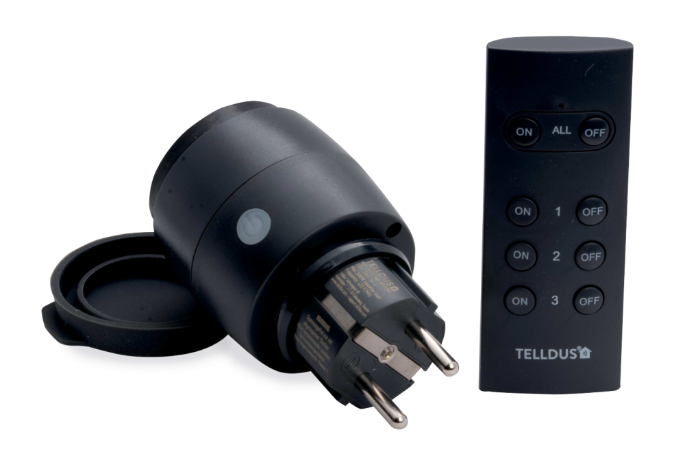 UTOMHUSPLUGG M TIMER INK FJÄRR IP44