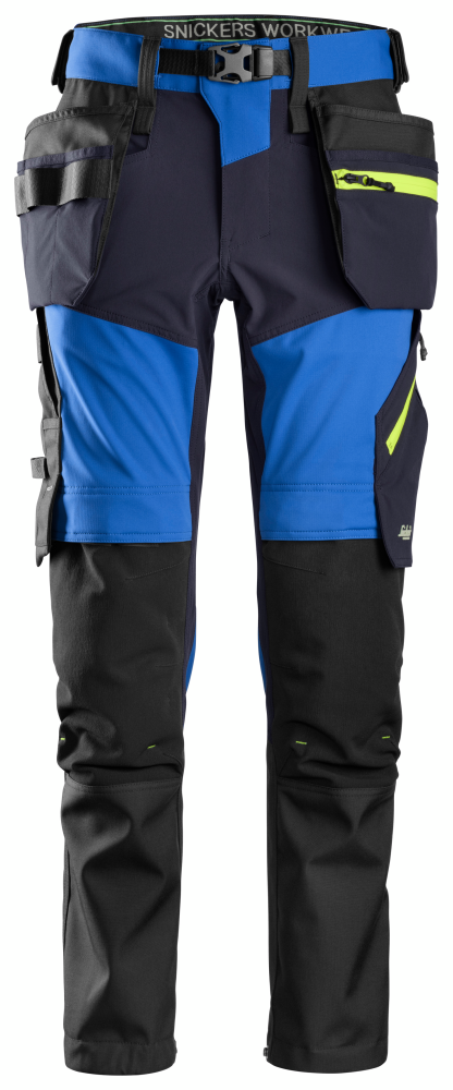 BYXA SNICKERS WORKWEAR + HF SOFTSHELL FW, KLARBLÅ/MARIN 50