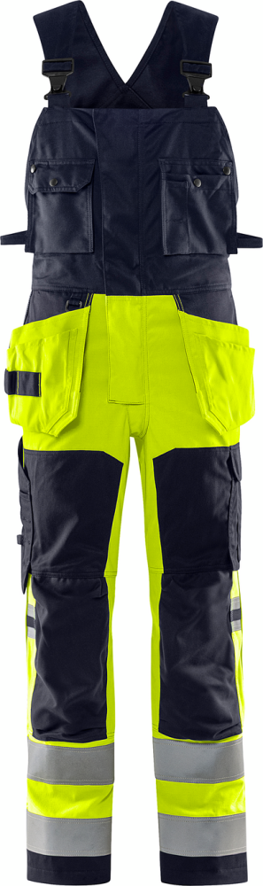 HÄNGSLEBYXA FLAM 1170 ATHF VARSELGUL/MARINBLÅ STL C48