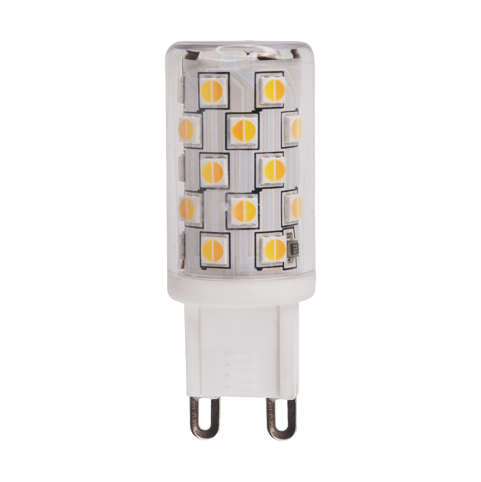 Dim to warm ljuskälla G9, 2200-3000K, 330 lm, 4 W