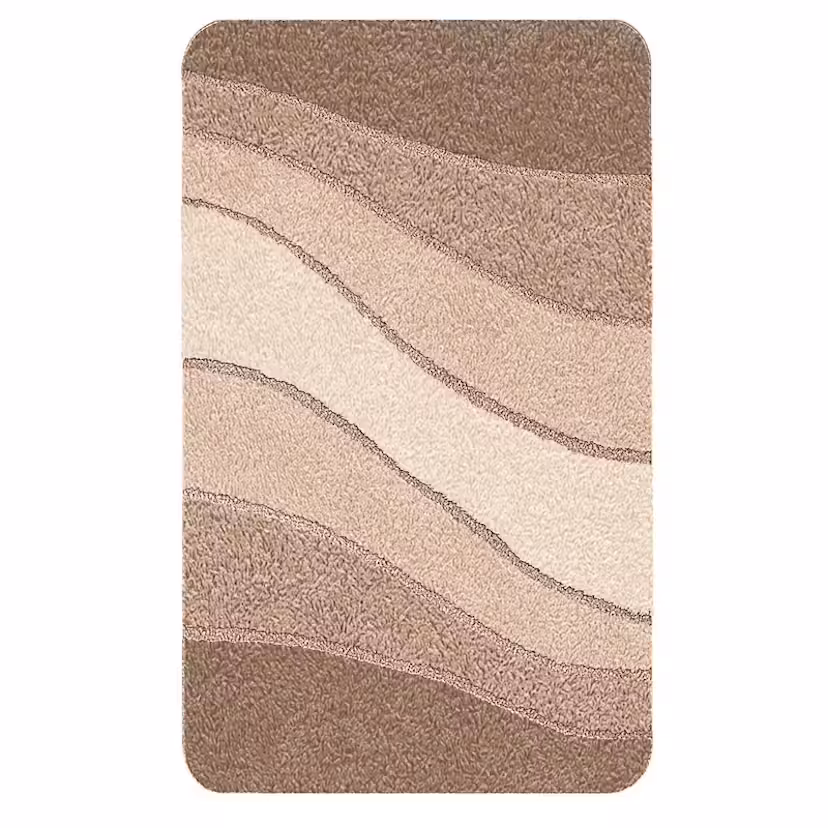 Badrumsmatta Kleine Wolke Ocean Brun, 55x65 cm