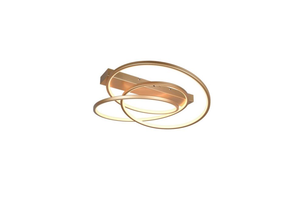 Taklampa TRIO Darvin Guld