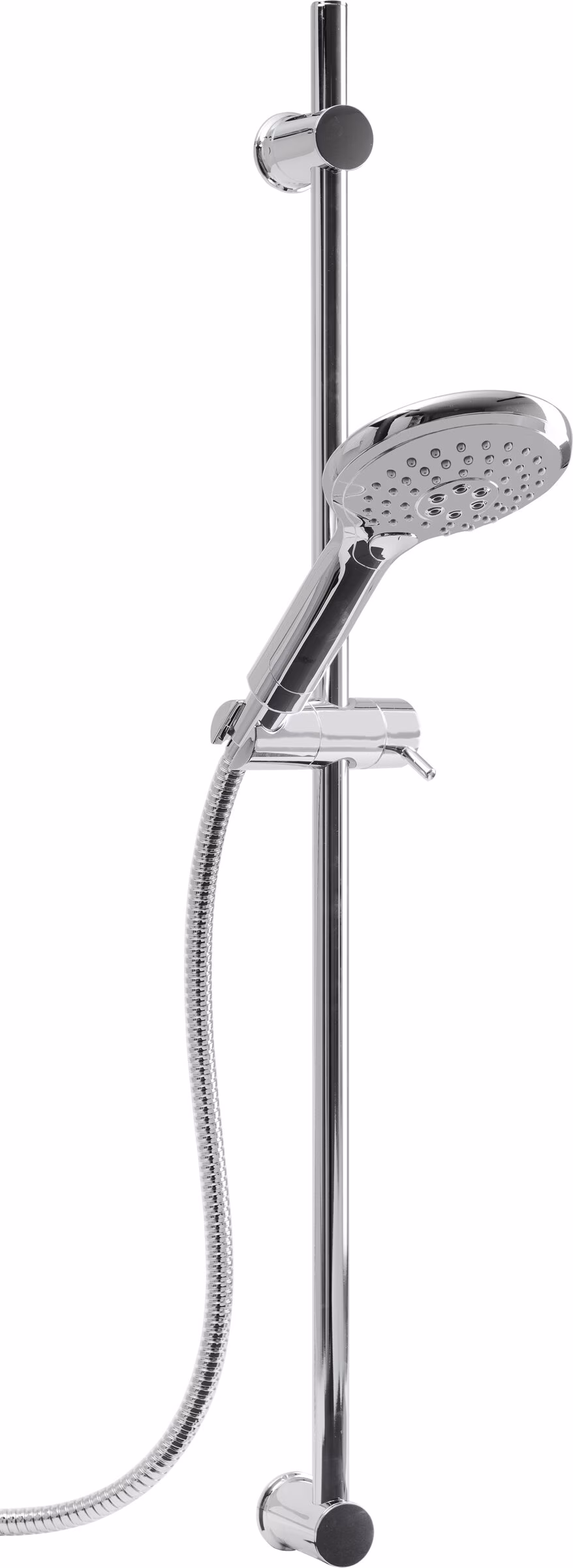 Kjøp Gelia Dusjsett Aqualine 3-spray med hånddusj, slange, stang, maks. CC 760 mm, 1,75 m, krom