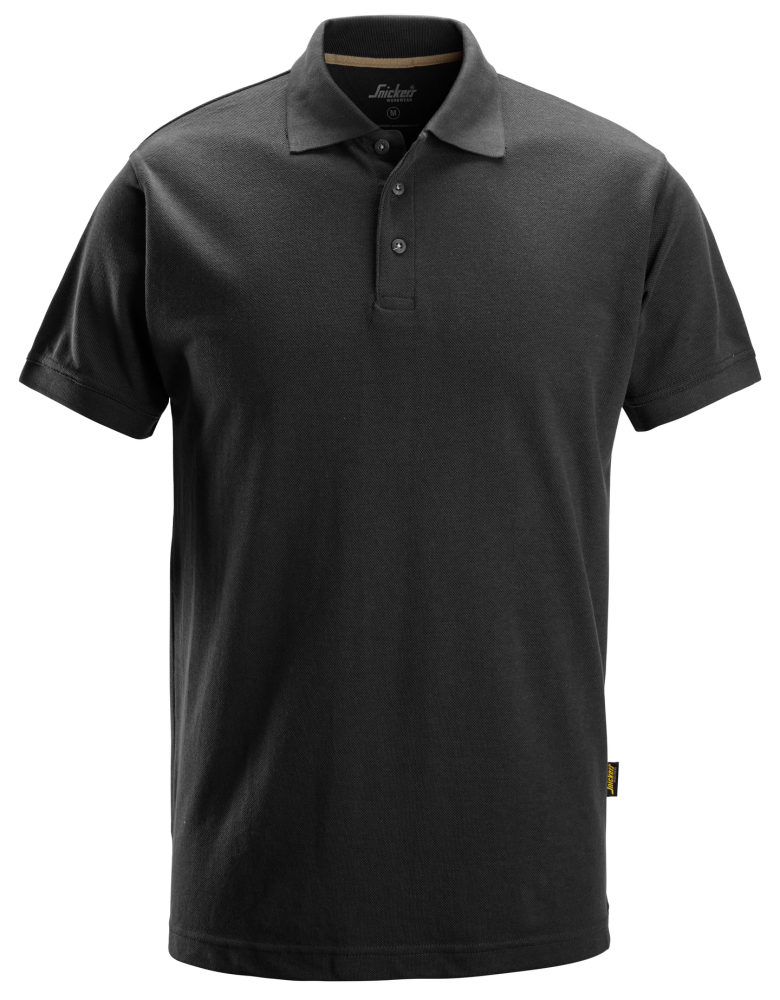 PIKETRÖJA SNICKERS WORKWEAR 2718 SVART L, UTAN FICKA