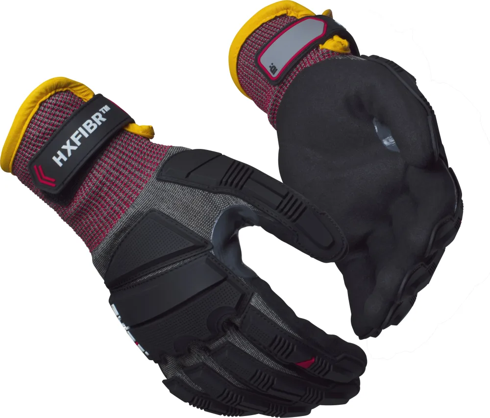 Guide Gloves 6608 Handske nitrildopp, skärskydd F, touch 10