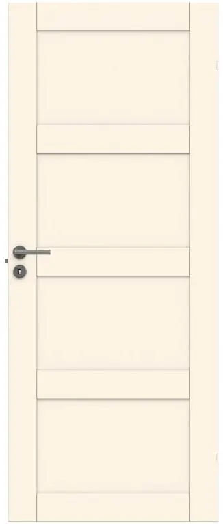 Swedoor Unique 04L Innerdörr vitpigmenterad ek 825x1940 mm
