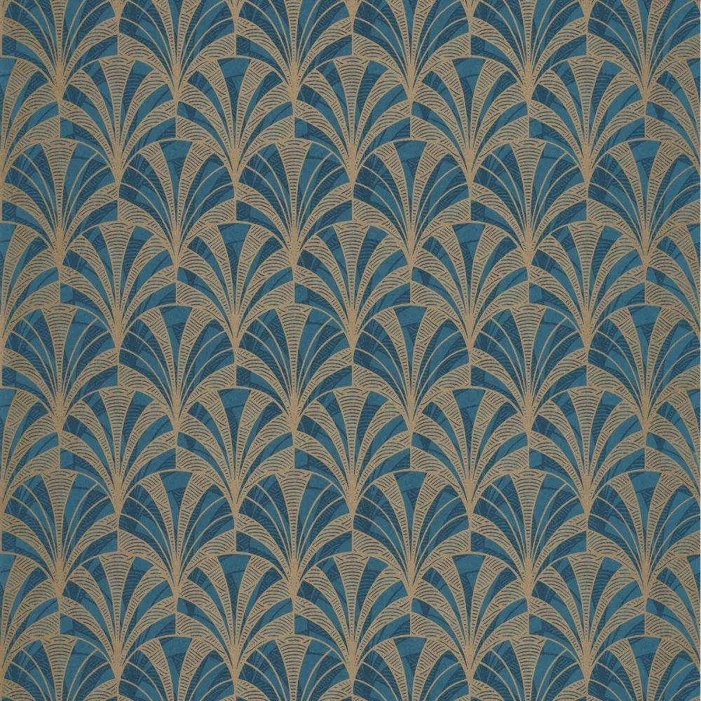 1930 Palmette Bleu Mnct85736313 Tapet | Stuvbutiken