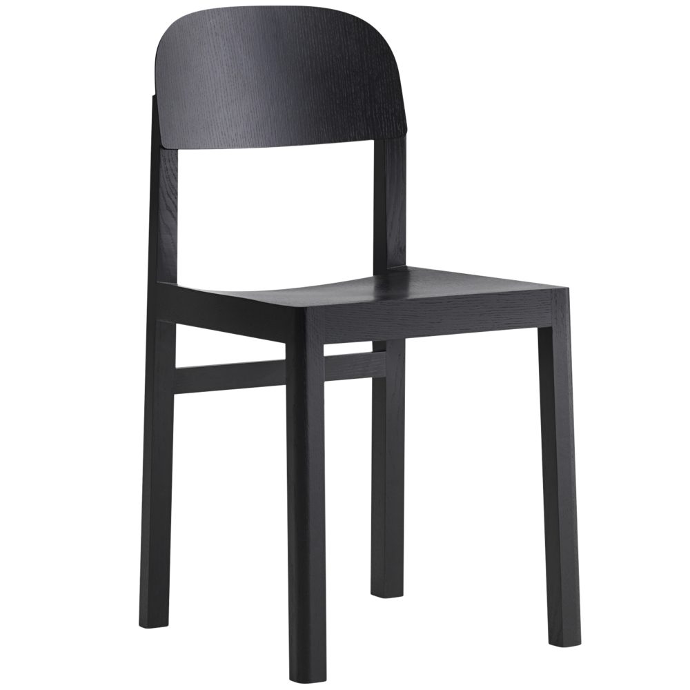 Workshop stol, Svart